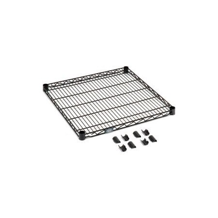 Global Equipment Nexel    S2424B Black Epoxy Wire Shelf 24"W x 24"D 797402